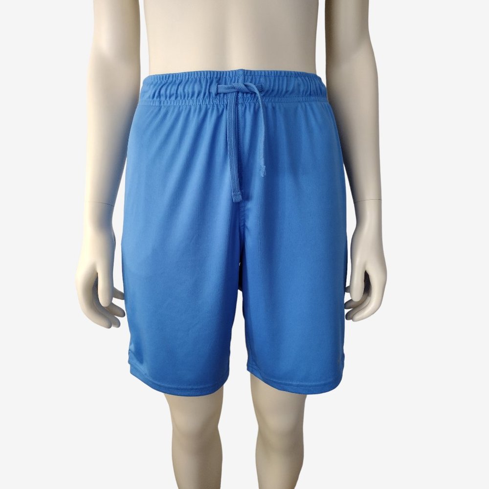 Athletic Works Boys Blue Mesh Drawstring Waist Active Shorts Size XL